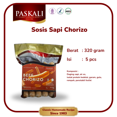 Sosis Sapi Chorizo Paskali