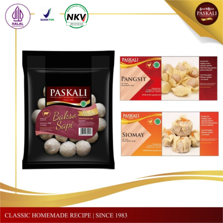 Paskali Pack - Bakso Sapi Halus, Pangsit Ayam, Siomay Ayam