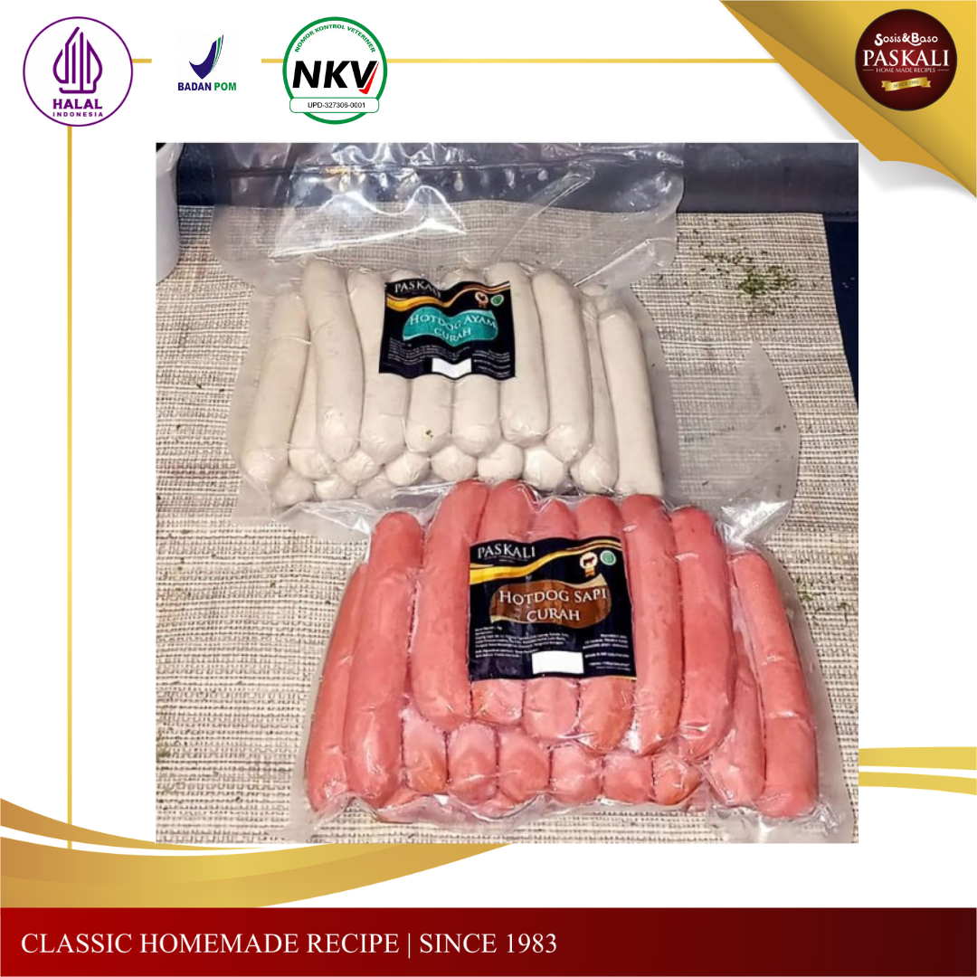 Paskali Pack - Sosis Ayam 1000 gram, Sosis Sapi 1000 gram - Image 2